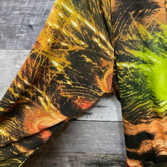 GOTSTYLE Animal Print Travel Resort Long Dress - Size: L - MI USA - **EUC** - Picture 6 of 6